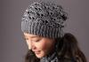 Crochet hats with knitting patterns, photos and videos Crochet hats for women