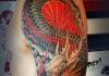 Japanese dragon tattoo meaning: photos, art, sketches Black Chinese dragon tattoo