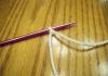 How to knit loops with knitting needles: types of loops and video